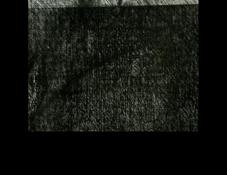 [fragment] 'the people never change, like the furniture, reconfigured but same framework, same upholstery -- iteration 3' <br> scan of woodblock print with repeated watermark (generated and embedded within the image using Python script); 2020